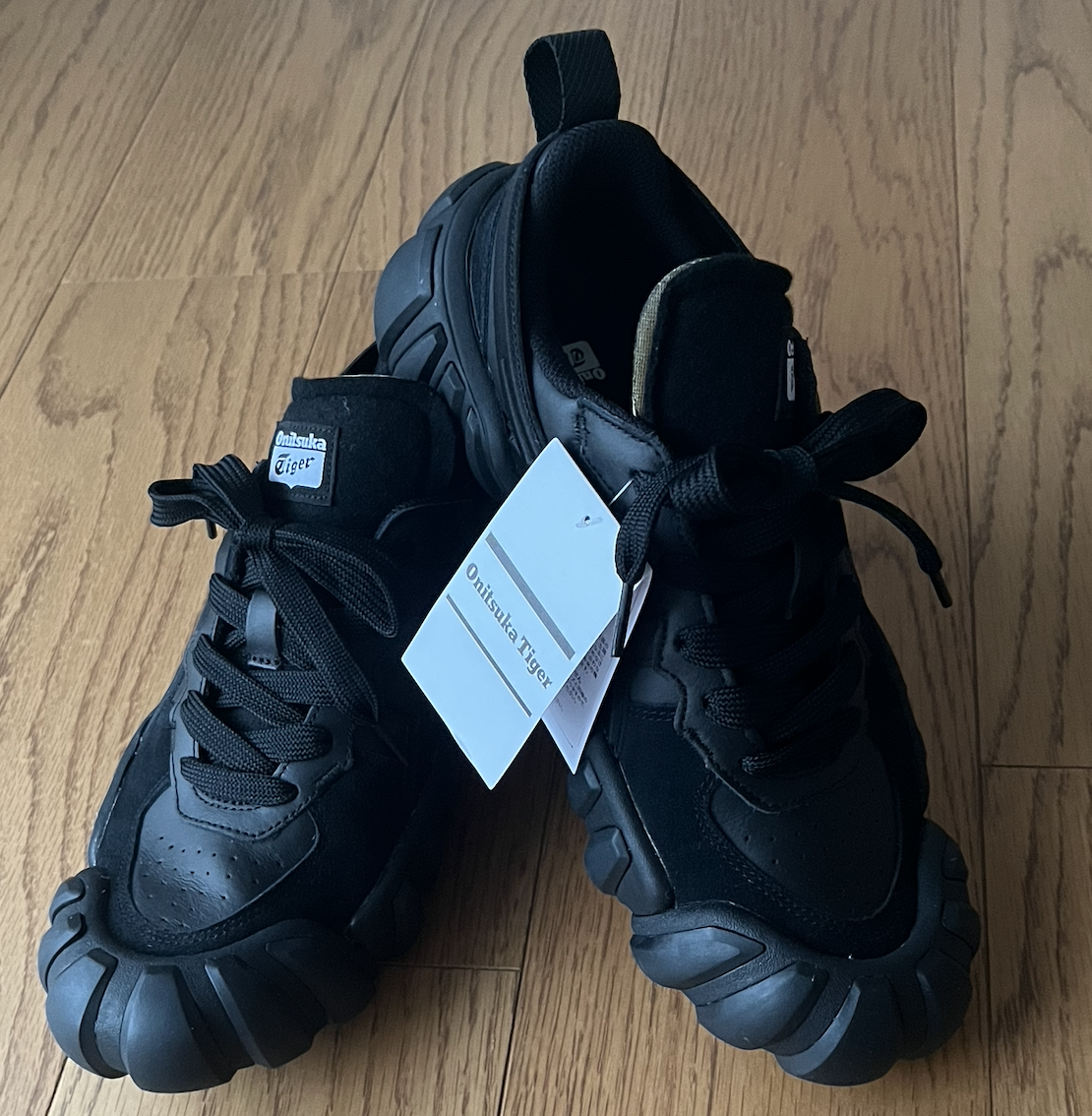 22.5~31cm】オールブラックのオニツカタイガー「DENTIGRE LS